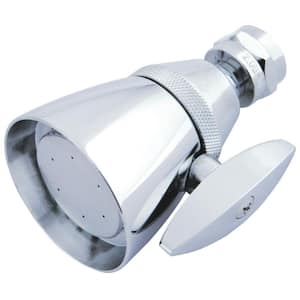 Made To Match 1-Spray Patterns 2.25 in. Wall Mount Jet Fixed Shower Head in Polished Chrome