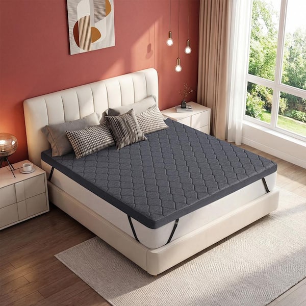 3 Inch Twin Extra Firm Mattress Topper,High-Density Memory Foam Bed Topper for Back Pain Relief,Removable Cover