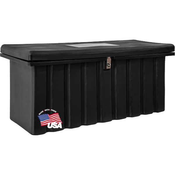 BUYERS PRODUCTS 22.5 in. x 19.5 in. x 51 in. Matte Black Plastic All-Purpose Truck Tool Box Chest