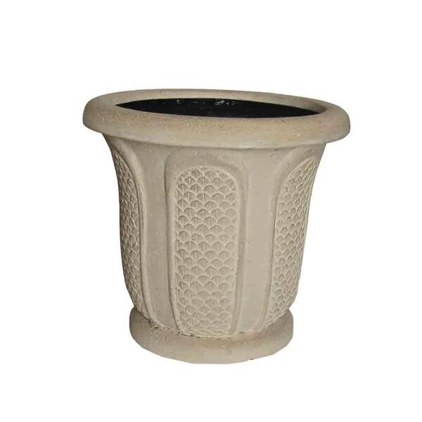 MPG 18 in. D Limestone Versailles Pot-DISCONTINUED