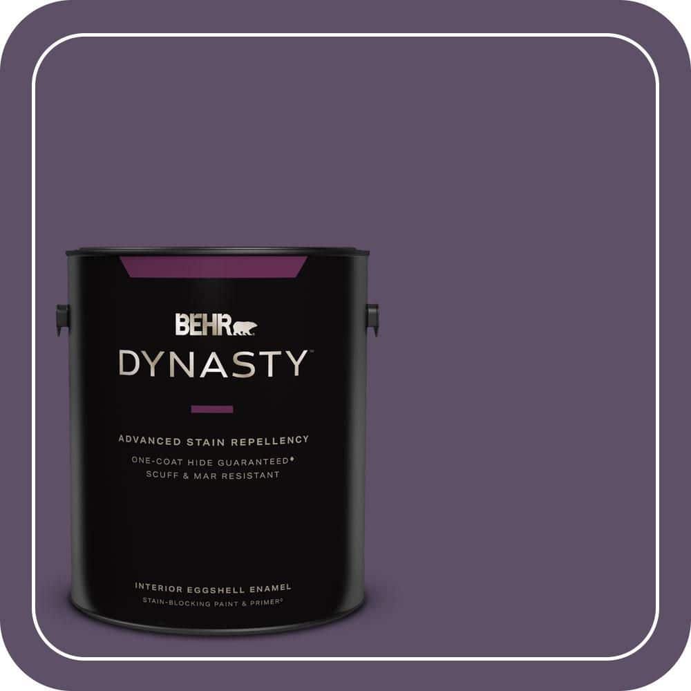 1 gal. #M560-7 Muscat Grape One-Coat Hide Eggshell Enamel Interior Stain-Blocking Paint & Primer price history on PriceWatchPro