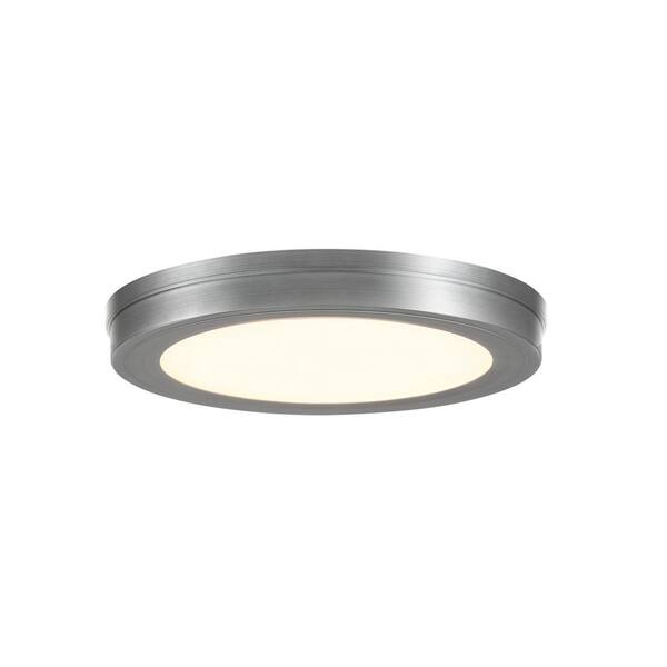 Commercial Electric 12 In. Edgelit Integrated Led Flush Mount Painted 