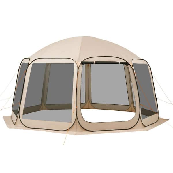 VEVOR Screen House Tent, 15 x 13.8 ft., 12-15 Person Pop Up Screen
