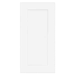 Newport Assembled 24x34.5x.75 in. Shaker Decorative End Panel for Base Kitchen Cabinet in Painted Pacific White