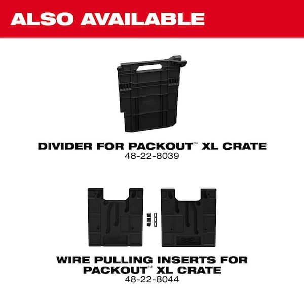 Milwaukee PACKOUT XL Crate 48-22-8439 - The Home Depot