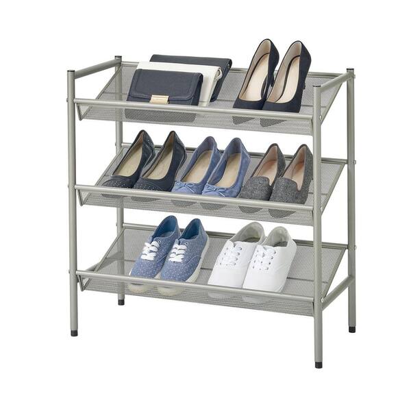 mesh shoe rack