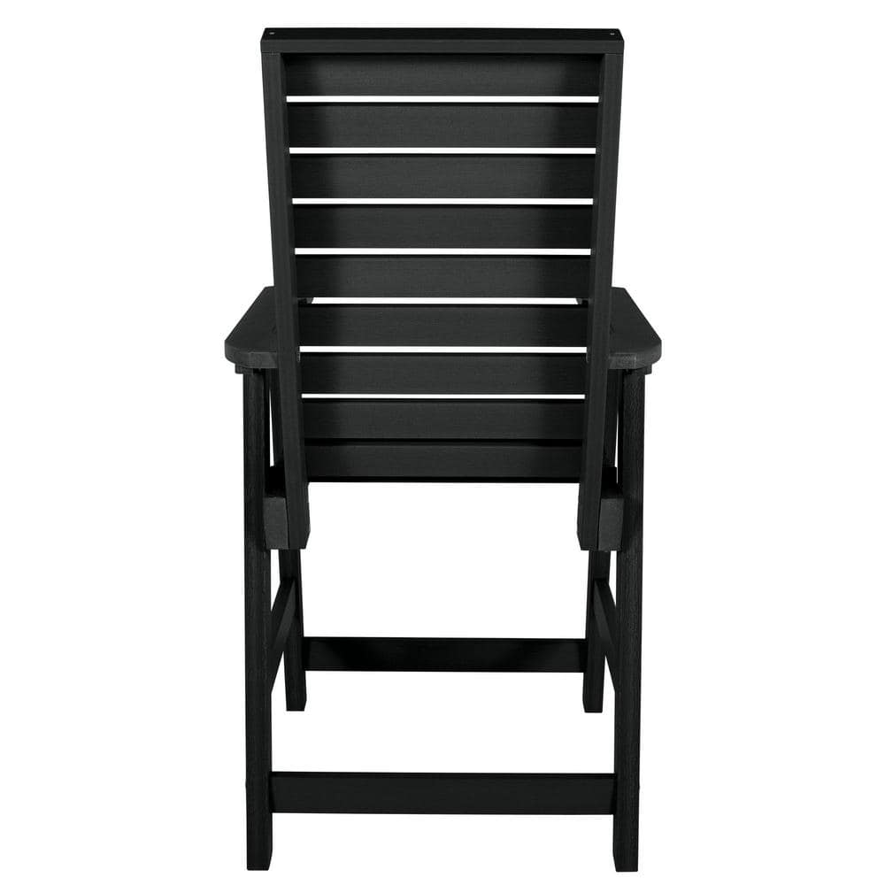 Highwood Weatherly Contemporary Black Counter-Height Dining Chair