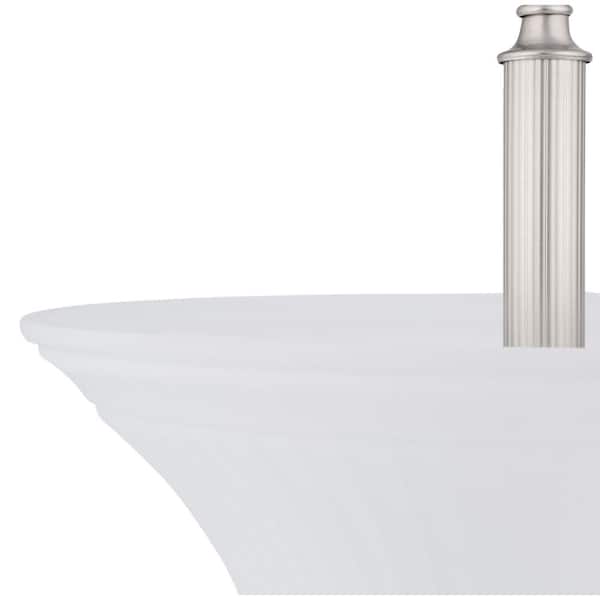 Commercial Electric Creekford 3-Light Brushed Nickel Pendant