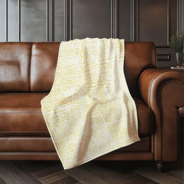 Premium Machine Washable ASB591 Wheat 50 in. x 70 in. Sherpa Throw Blanket