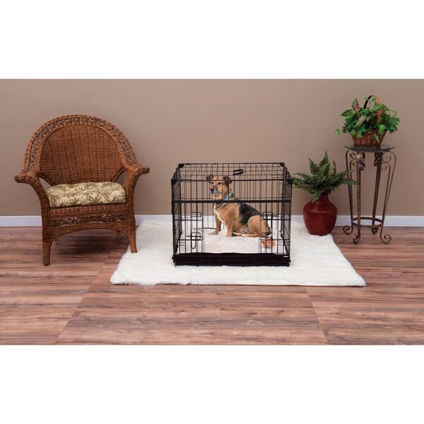 corner dog crate