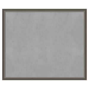 Domus Dark Silver 51 in. x 43 in. Framed Magnetic Board