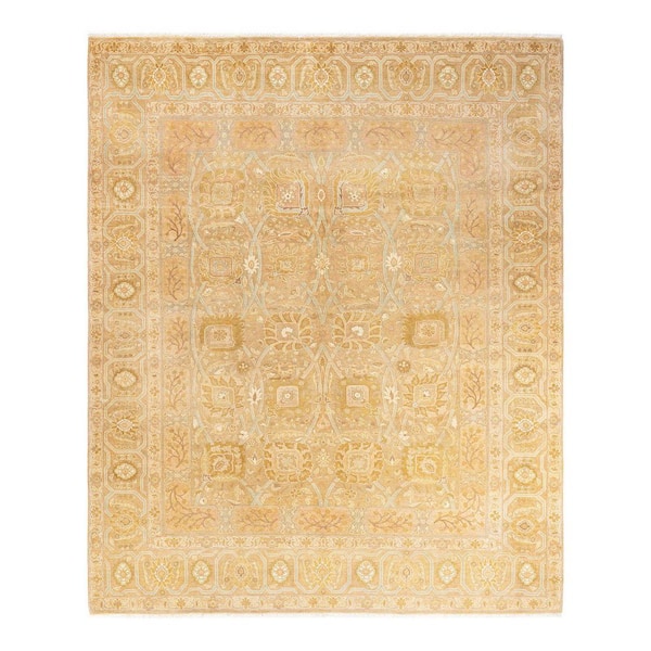 Solo Rugs Mogul One-of-a-Kind Traditional Ivory 8 ft. 2 in. x 10 ft. Oriental Area Rug