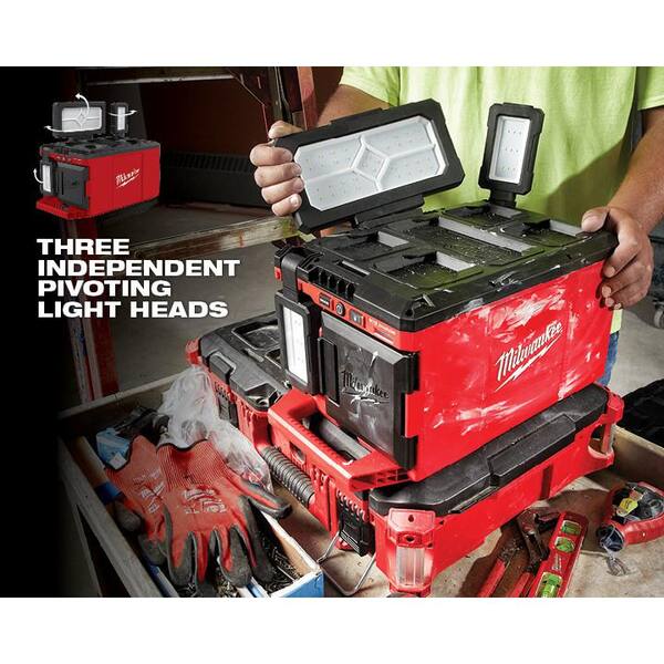 Milwaukee M18 18-Volt Lithium Brushless Force Logic Press Tool Kit with 1/2 in. - 2 in. Jaws with Hacksaw Light 5.0Ah Battery