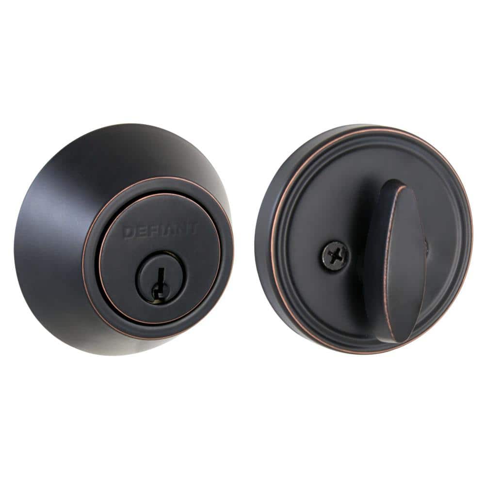 Aged Bronze Single Cylinder Deadbolt