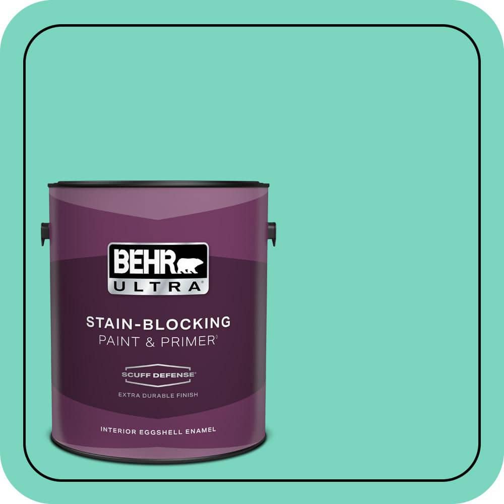 1 gal. #P430-3 Green Parakeet Extra Durable Eggshell Enamel Interior Paint & Primer price history on PriceWatchPro