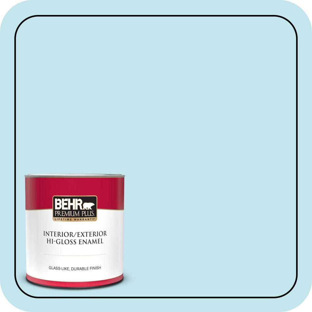 1 qt. #520A-2 Ice Flower Hi-Gloss Enamel Interior/Exterior Paint & Primer price history on PriceWatchPro