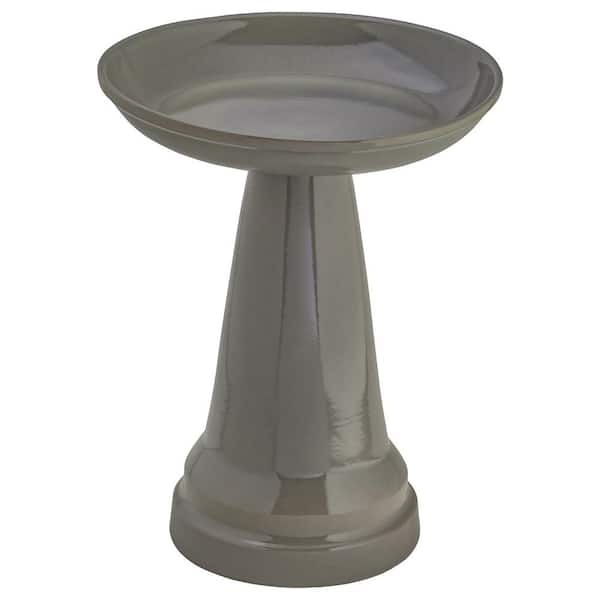 BIRDS choice Ohio Stoneware Birdbath in Gray
