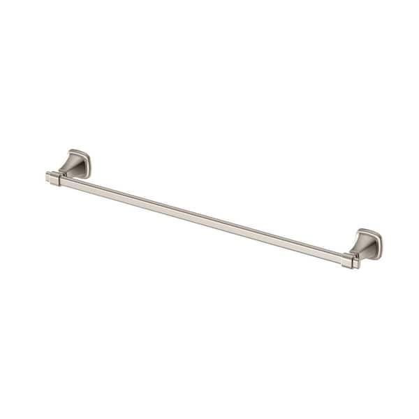 Beverly 24 in. Wall Mounted Towel Bar in Satin Nickel