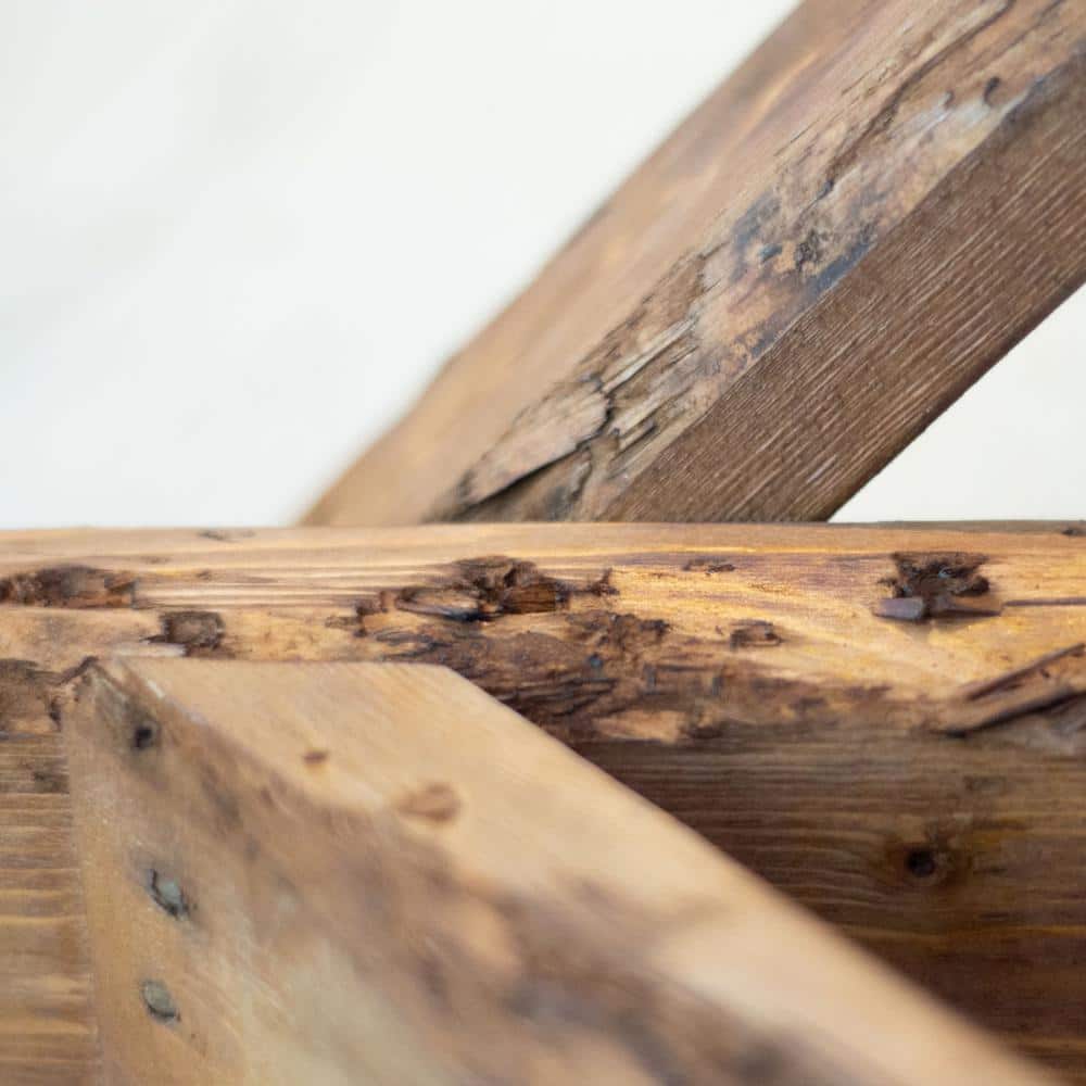 Chalk Dust White Solid Wood Farmhouse Bracket Shelf