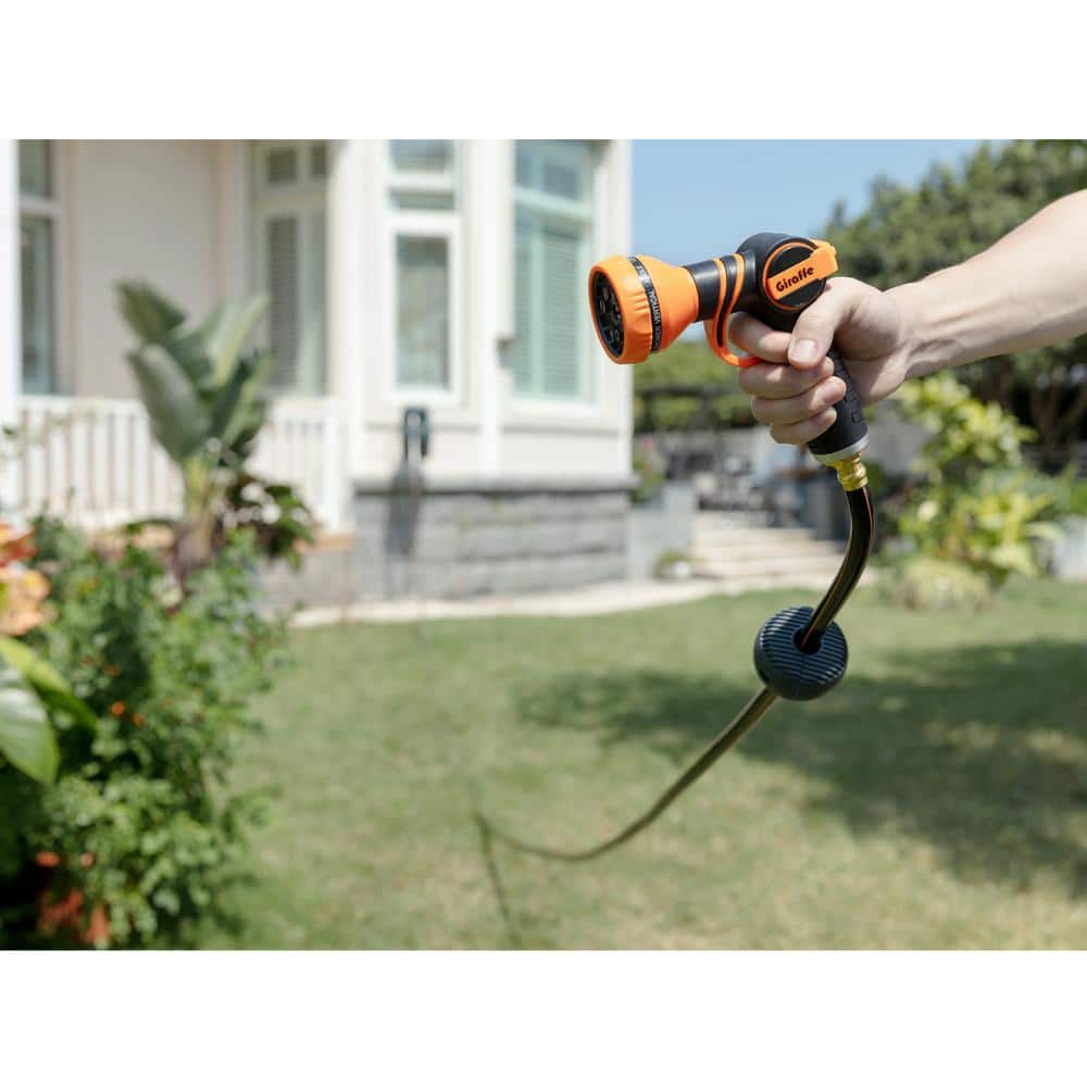 Giraffe Tools 130' Dark Gray Retractable Garden Hose Reel
