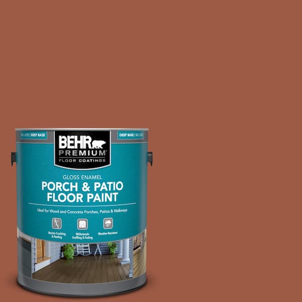 BEHR PREMIUM 1 gal. #PFC-15 Santa Fe Gloss Enamel Interior/Exterior Porch and Patio Floor Paint