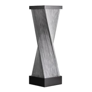 24 in. Silver Torque Accent Table Lamp