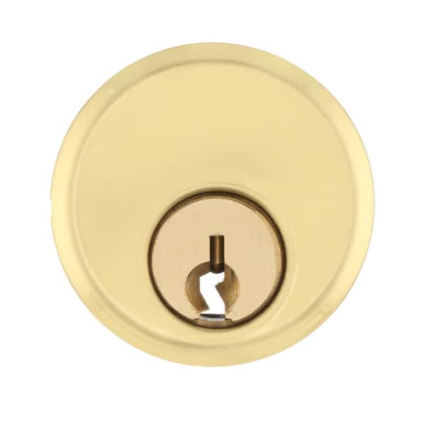 Cylinder, 1 x 1-7/8 tail Piece, for 1-3/4 or 2-1/4 door Schlage Key - Satin  Brass