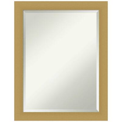Amanti Art Grace 20 In X 26 Modern, Brushed Gold Rectangular Bathroom Mirror