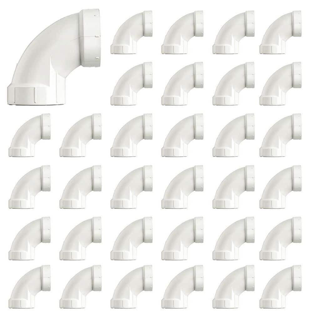 新品未開封　BELLOWS PLOVER(ふいご)WHITE PLUMBFLEX 2 in. White Rigid PVC DWV 1/4 Bend 90° Elbow, 0.21 ft