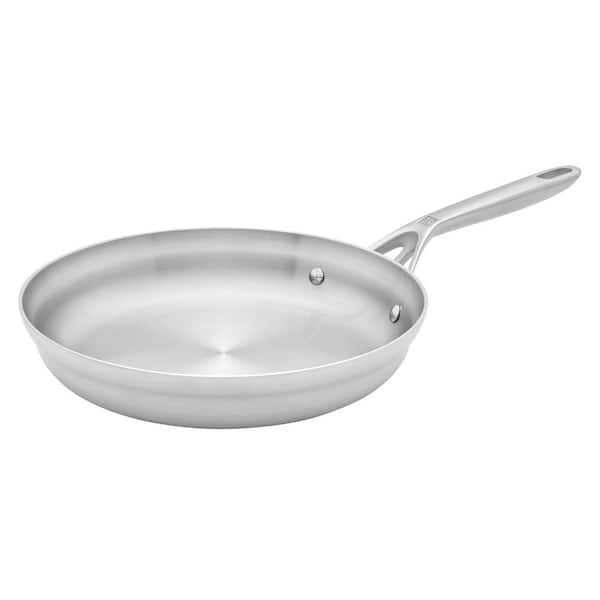 Motion Stainless Steel 10 in. Stainless Steel Fry Pan