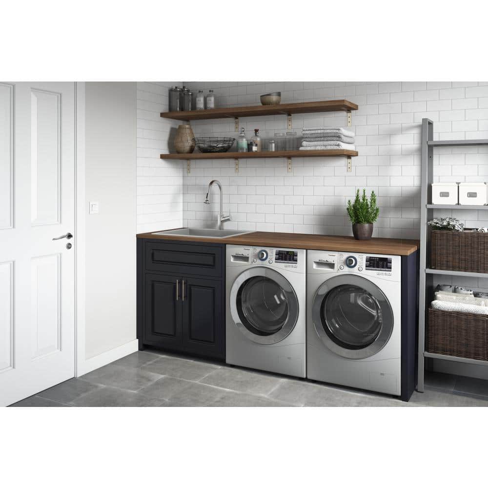 30-Inch Stainless Steel Drop-In Utility Sink with Grid