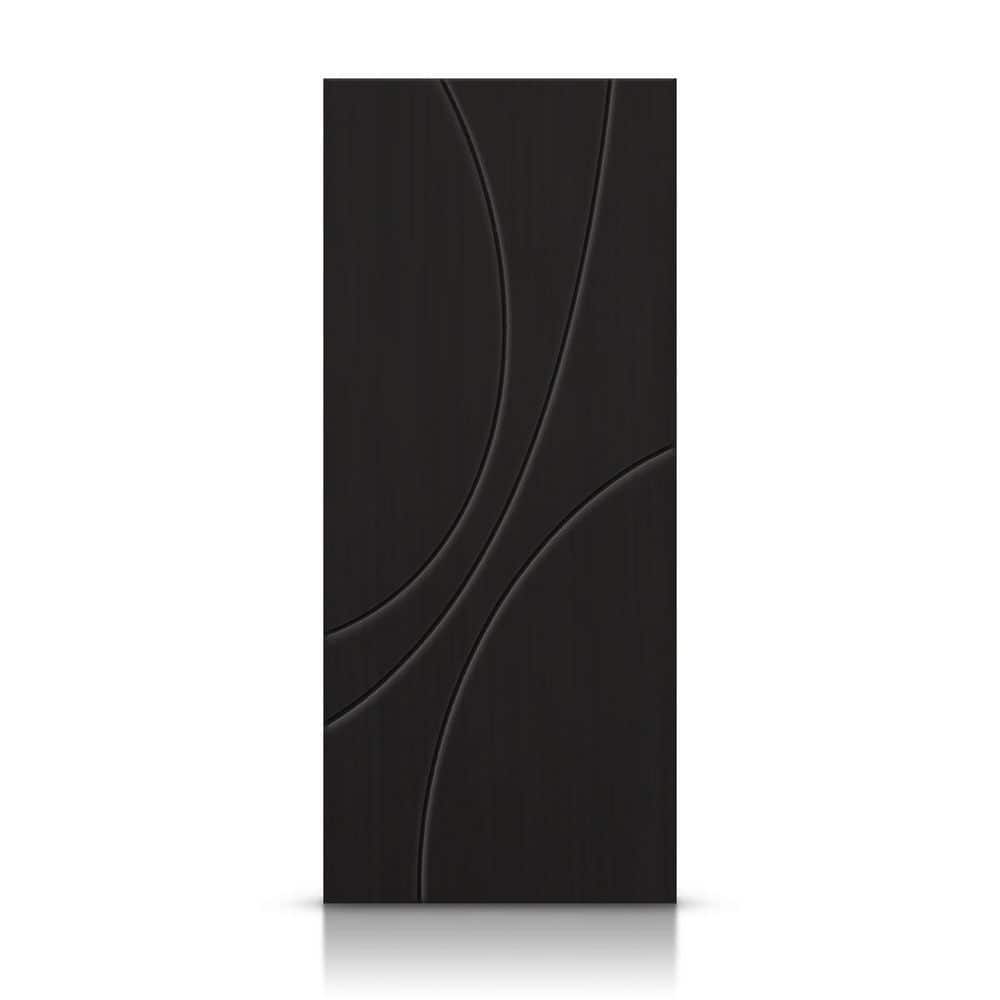 Reviews for CALHOME 44 in. x 80 in. Hollow Core Black Stained Composite