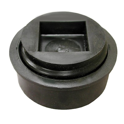 4 in. Size x 1.38 in. Height HDPE (Plastic) Combination Test Plug with Countersunk Head for Schedule 40 DWV Pipe