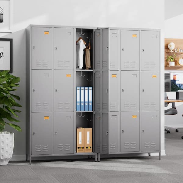 Kaikeeqli Metal Freestanding Cabinet 72 in. H x 35.5 in. W x 16 in