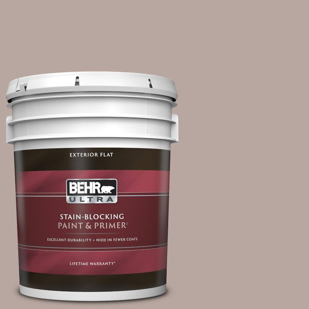 BEHR ULTRA 5 gal. 750B4 Prestige Flat Exterior Paint & Primer 485405