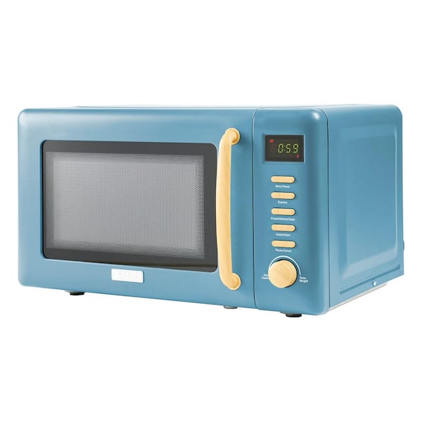 Muave' small microwave 17.3 w x 10.2 h x 13.deep - ideal for boats, small  kitchens, hotel, motel. Great small microwave for popcorn.