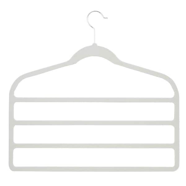 Honey-Can-Do White Nylon Hangers 10-Pack