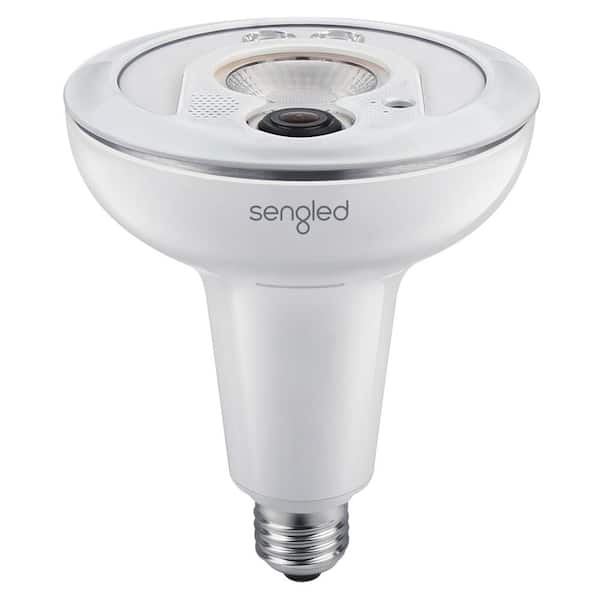 Sengled Snap Integrated 60-Watt Equivalent Warm White PAR38 HD Camera Outdoor LED Floodlight Lighting Technolog Light Bulb
