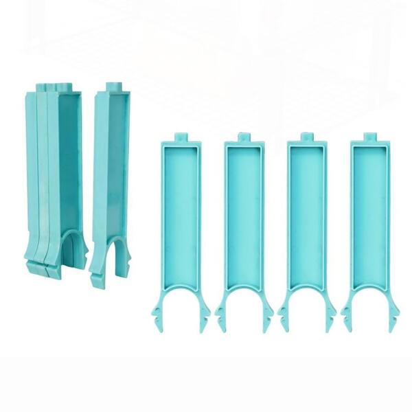 Cooling Rack Stacker Plastic Blue Cooling Rack Organizer Stacking Clips for Bread Cookie Cake Large 4pcs