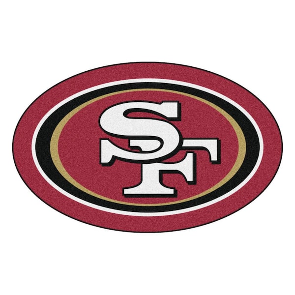 FANMATS NFL - San Francisco 49ers Mascot Mat 36 in. x 22.75 in. Indoor Area Rug