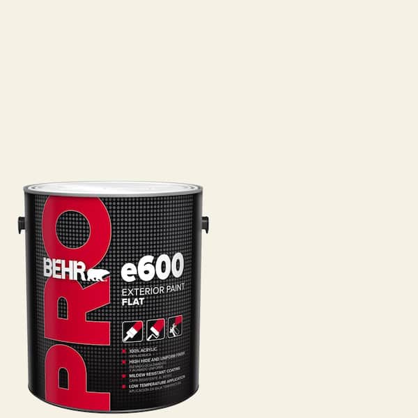BEHR PRO 1 gal. #BWC-01 Simply White Flat Exterior Paint