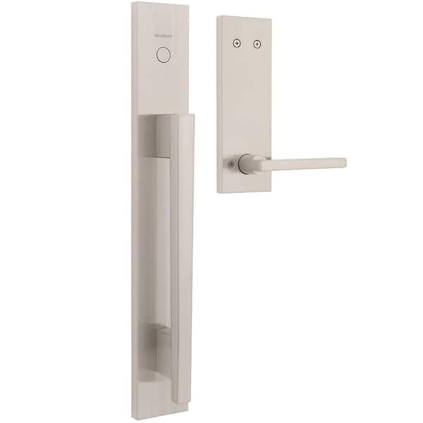 Kwikset Caerus Satin Nickel Non Functioning Dummy Door Handleset