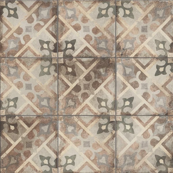 D'Anticatto Decor Laterza 8-3/4 in. x 8-3/4 in. Porcelain Floor and Wall Tile (11.0 sq. ft./Case)