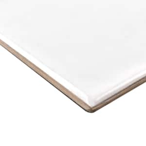 Olaria White 6 in. x 6 in. Glossy Ceramic Wall Tile (12.8091 sq. ft./Case)