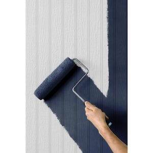 31.35 sq. ft. Off-White Faux Beadboard Vinyl Paintable Peel and Stick Wallpaper Roll
