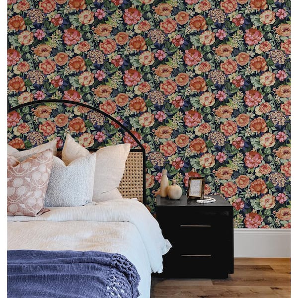 Blue Watercolor Garden Vinyl
