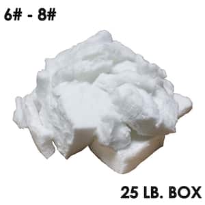 Ceramic Bulk Fiber (6-8# Densities 2300F) 24L x 18W x 18H 25 lbs (R-Value 56.75) Box for Chimney and Furnace Insulation