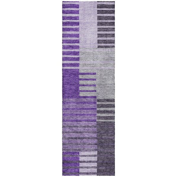 Dream Shag Premium Machine Washable Abstract ADS687 Paprika 2 ft. x 7 ft. Runner Rug