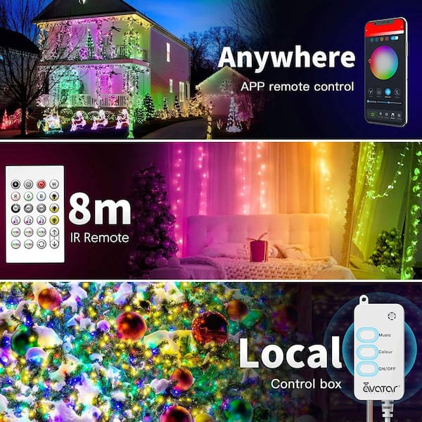 Smart RGB Fairy Lights with 5 Meters length 50 LEDs WiFi BLE IR