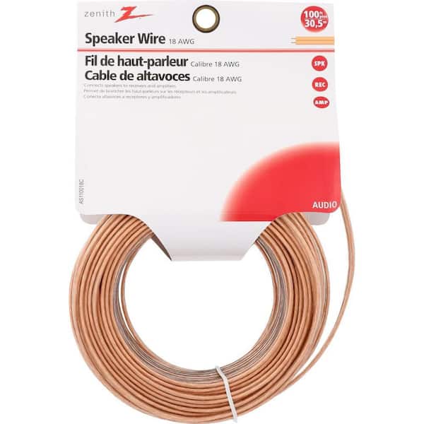 RCA 18 Gauge Speaker Wire 100 Copper - Office Depot